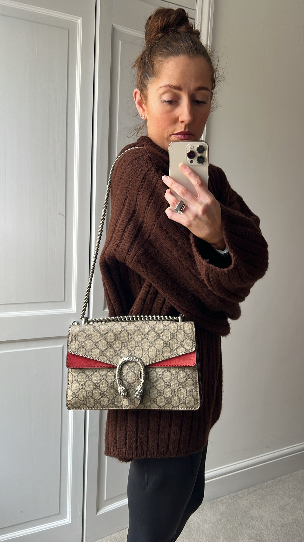 Gucci Dionysus GG Supreme Small Shoulder Bag (RRP £2,220)