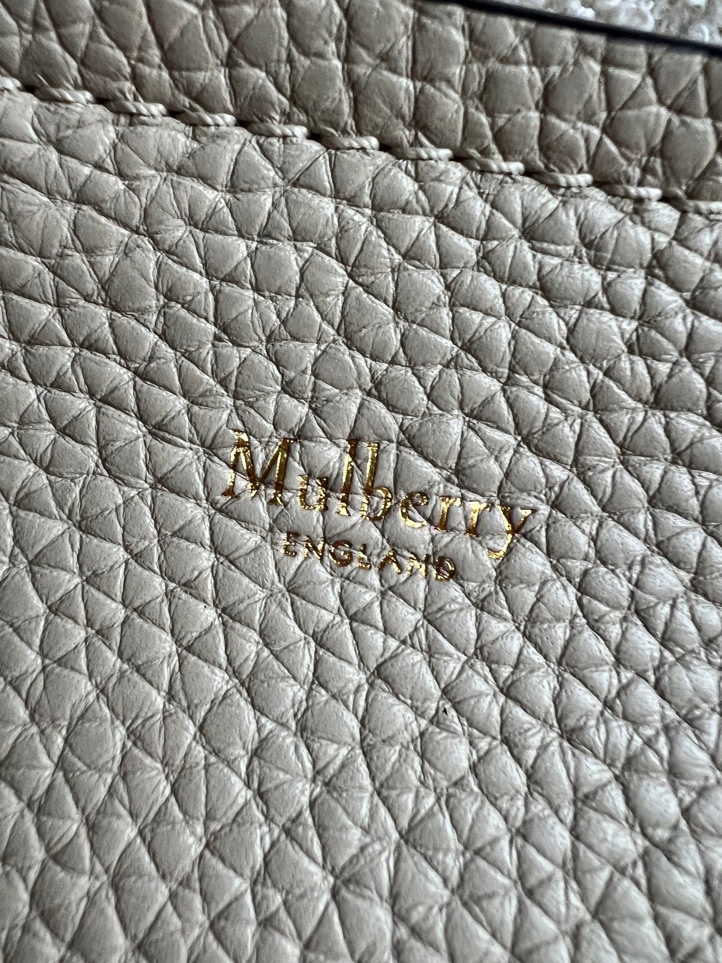 Mulberry Chalk Soft Amberley Satchel (RRP £1,195)