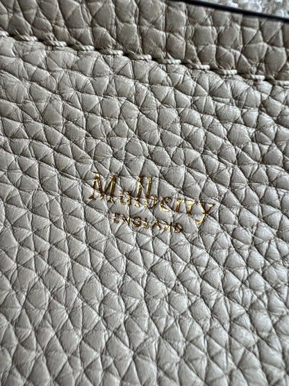 Mulberry Chalk Soft Amberley Satchel (RRP £1,195)