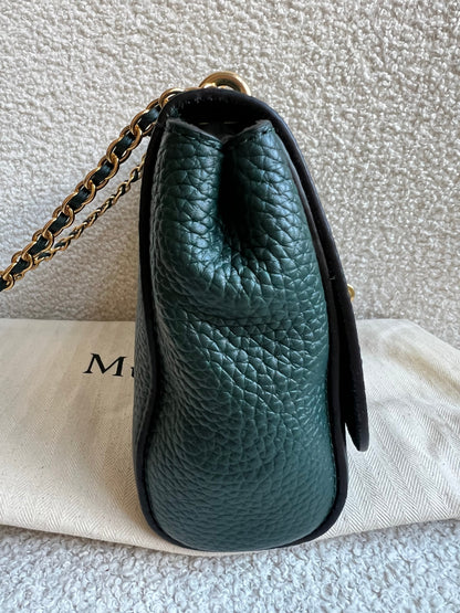 Mulberry Regular Lily in Mulberry Green Heavy Grain (RRP £1095)