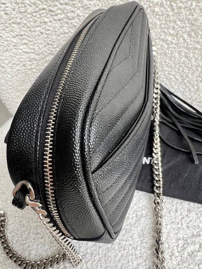 Yves Saint Laurent (YSL) Black Mini Lou Camera Bag (RRP £1285)
