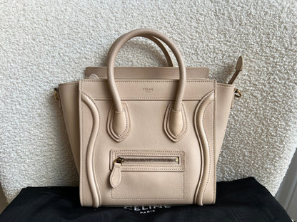 Celine Cream Nano Luggage Bag (RRP £1750)