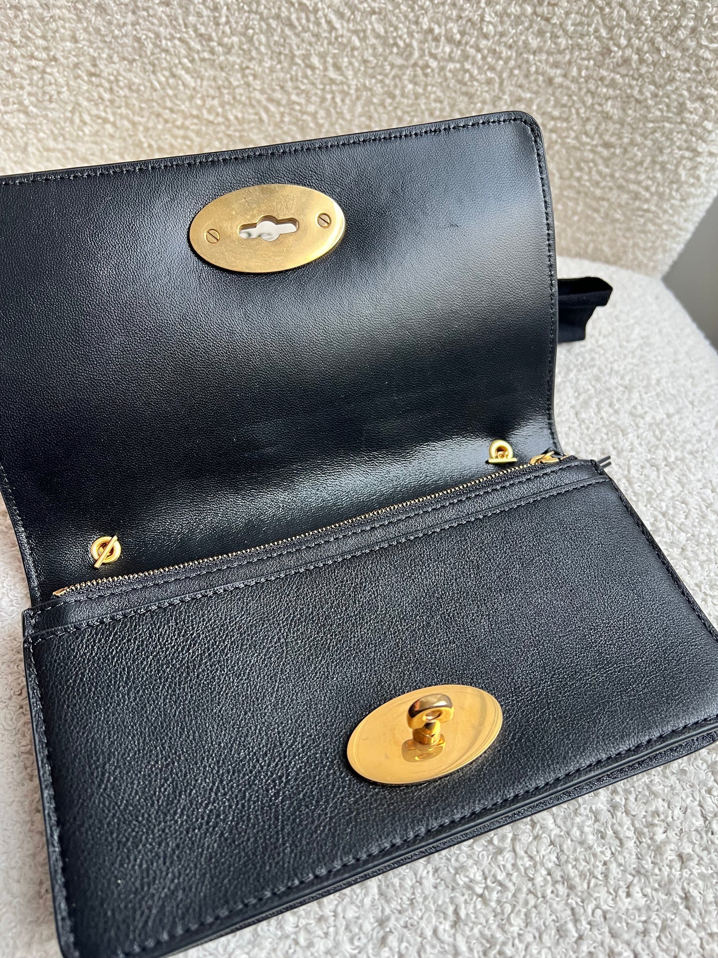 Mulberry Black Bayswater Clutch (RRP £495)