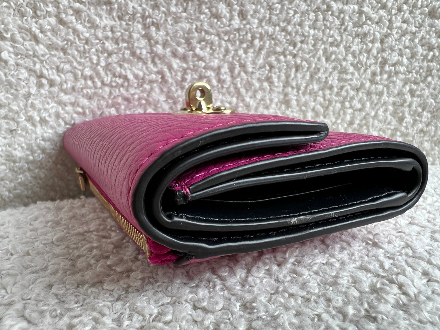 Mulberry Pink Darley Folded Multi Card Wallet (RRP £265)
