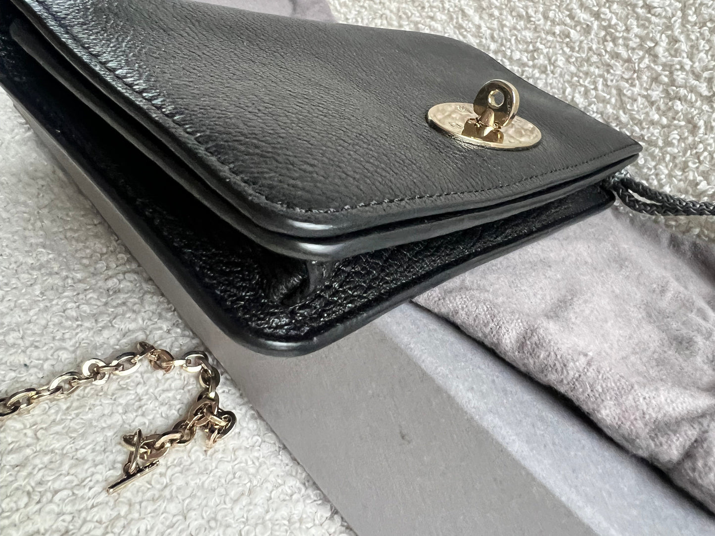 Mulberry Black Bayswater Clutch (RRP £495)
