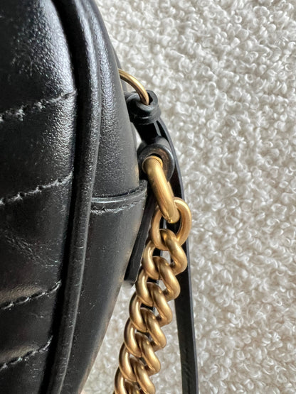 Gucci GG Black Marmont Small Shoulder Bag (RRP £1440)