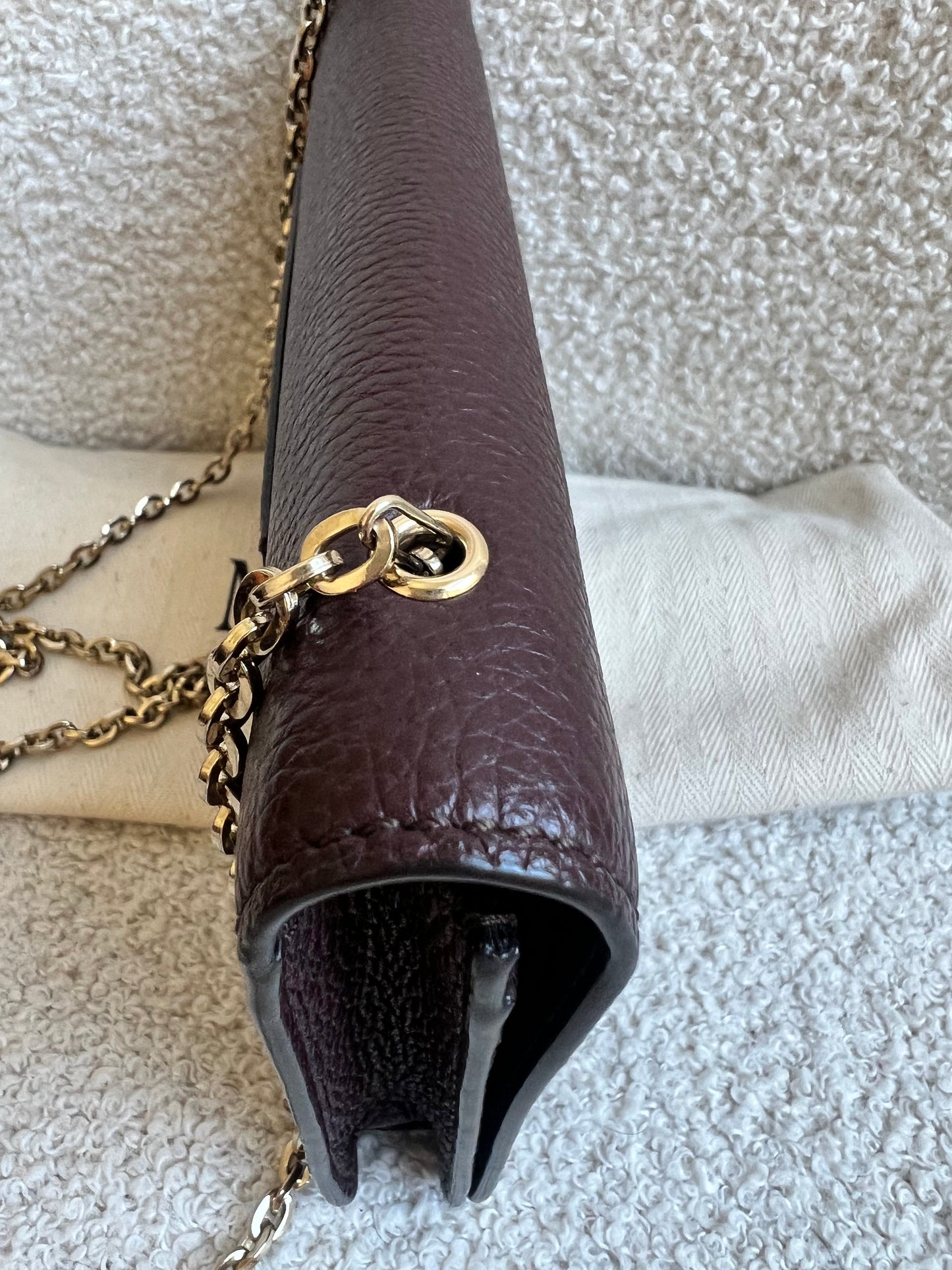 Mulberry Oxblood Bayswater Clutch (RRP £495)