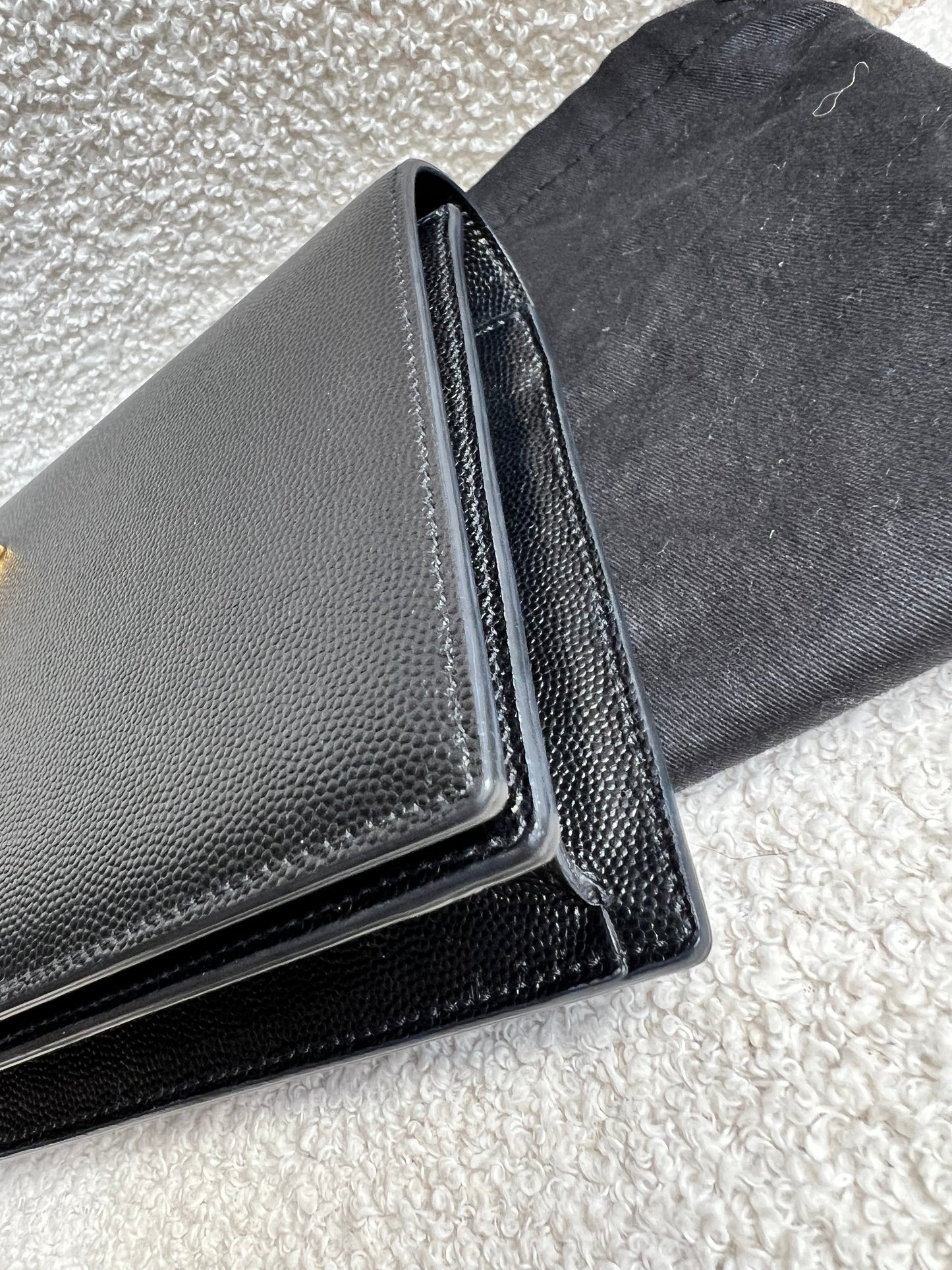 Yves Saint Laurent (YSL) Black Kate Clutch (RRP £1,190)