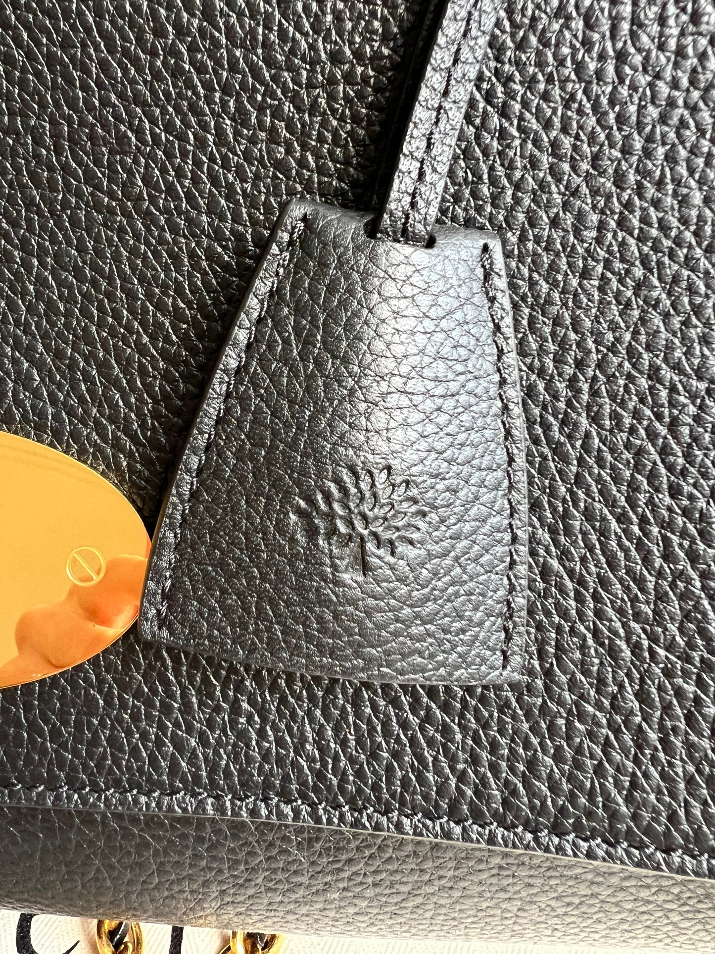 Mulberry Black Medium Lily with Gold Hardware (RRP £1095)