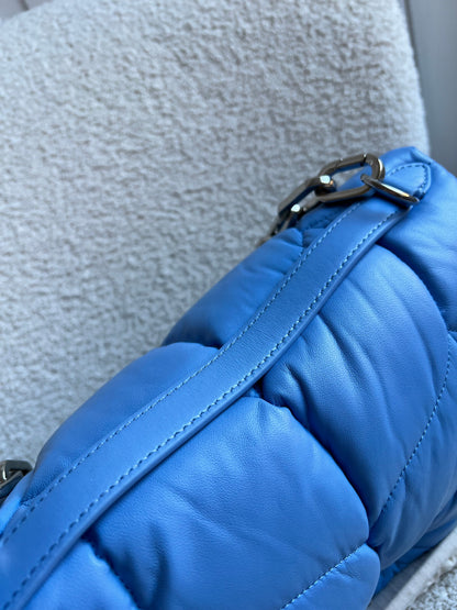 Mulberry Cornflower Blue Softie in Pillow Effect Nappa Leather (RRP £1650)