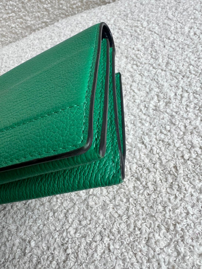 Mulberry Green Sadie Continental Wallet