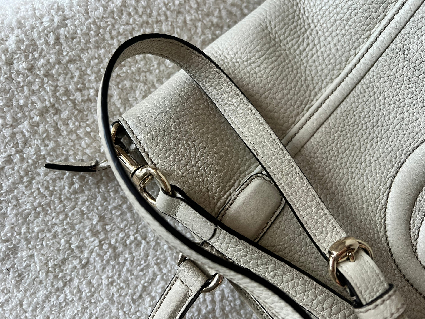 Gucci Soho Tote in Eggshell