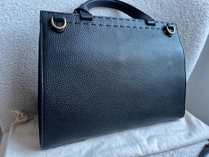 Gucci GG Black Medium Marmont Top Handle Bag