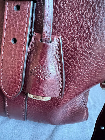 Mulberry Oxblood Small Double Zip Bayswater Tote (£1500)