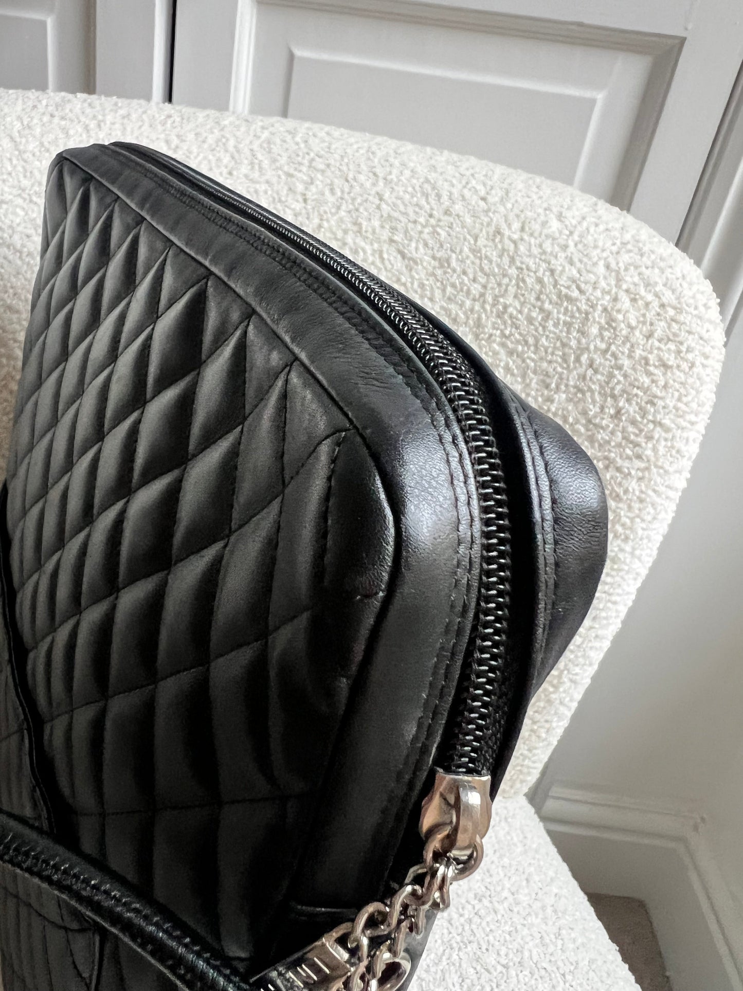 Chanel Black and White Cambon Line Large Crossbody