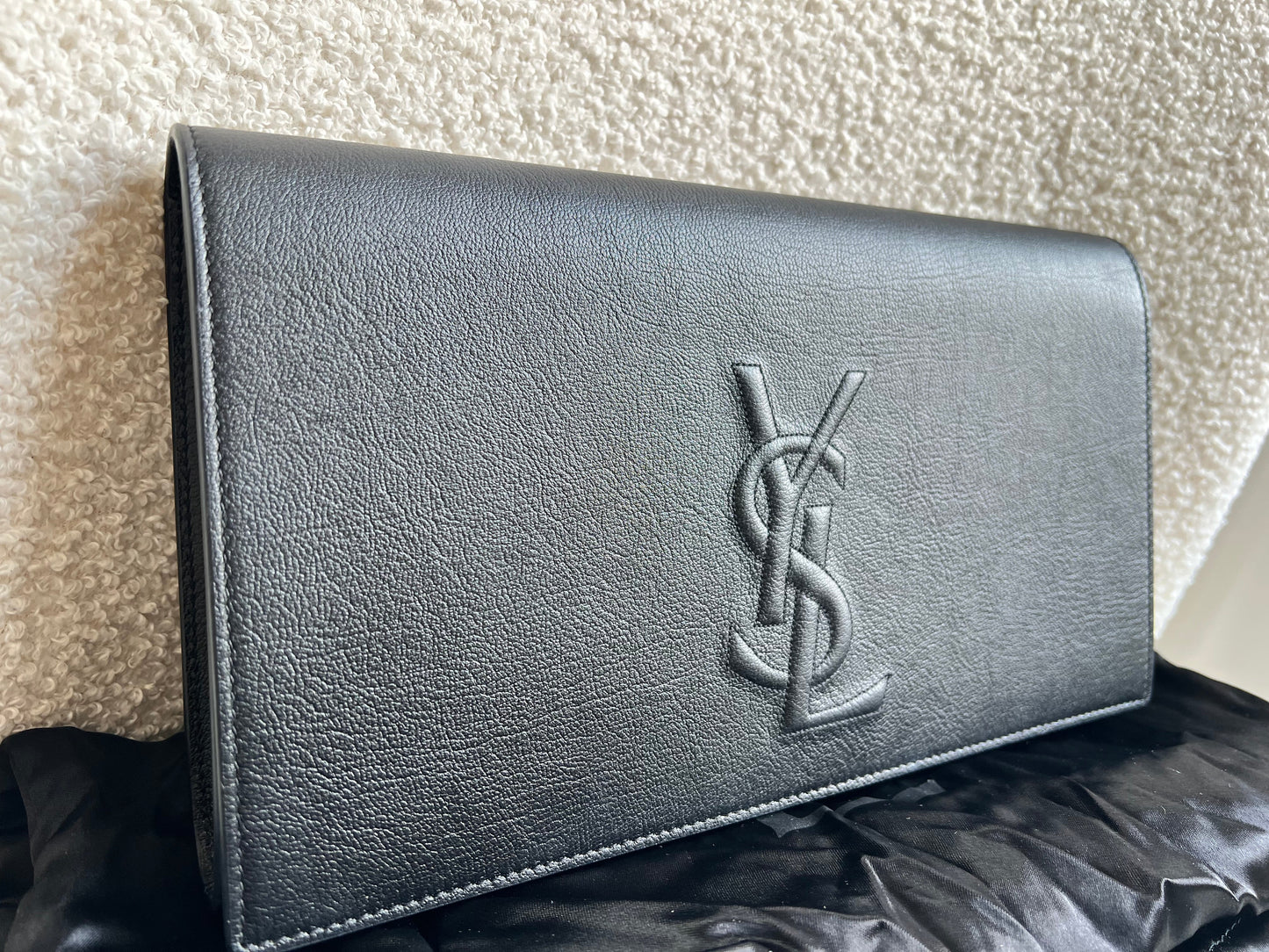 Yves Saint Laurent (YSL) Black Belle de Jour Clutch