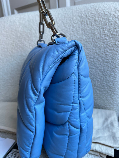 Mulberry Cornflower Blue Softie in Pillow Effect Nappa Leather (RRP £1650)