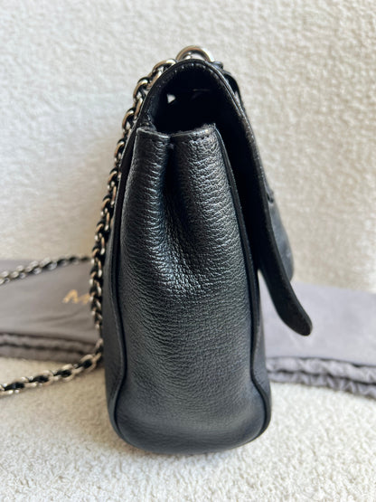 Mulberry Black Medium Lily with Silver Hardware (RRP £1095)