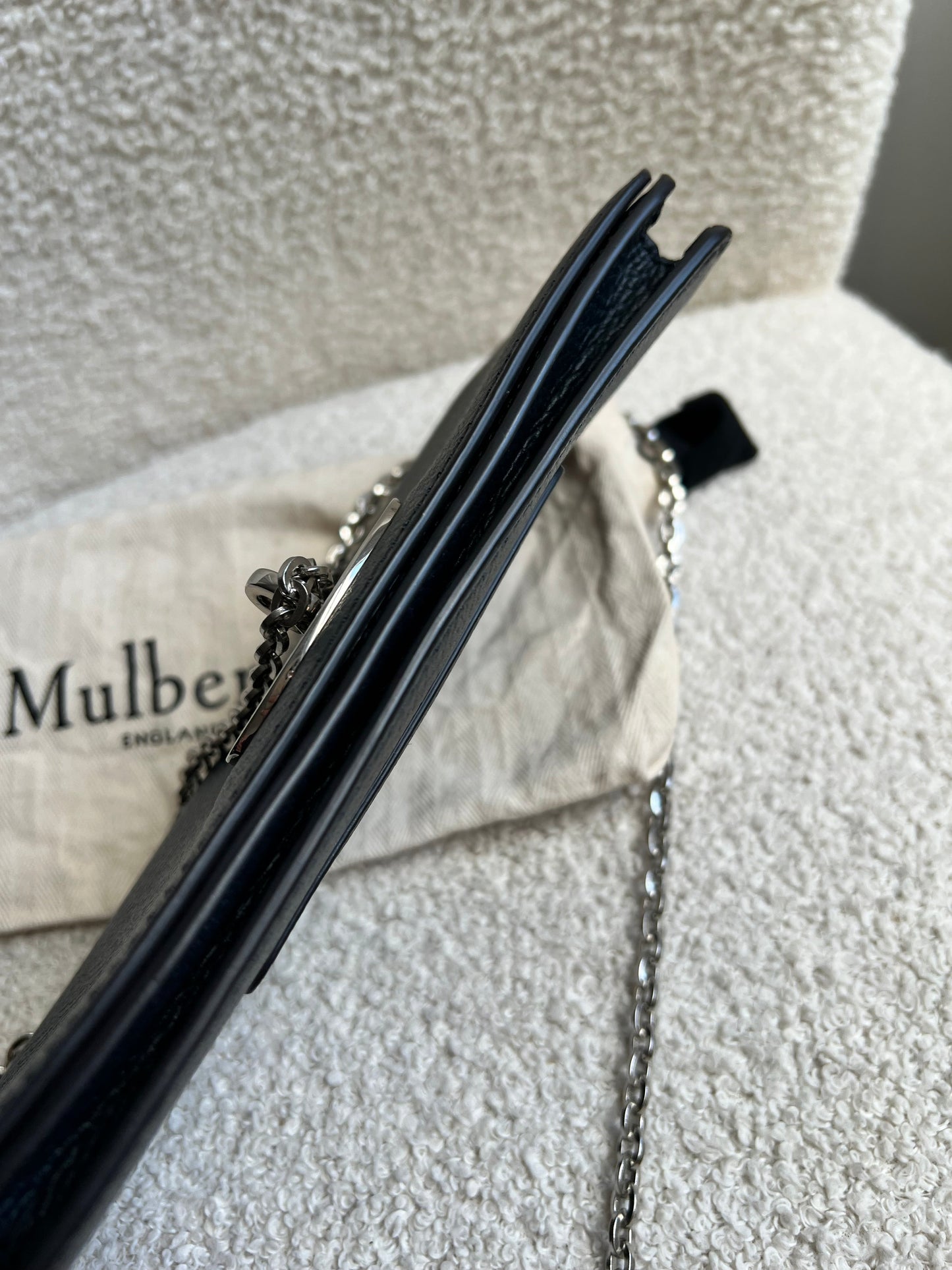Mulberry Midnight Bayswater Clutch (RRP £495)