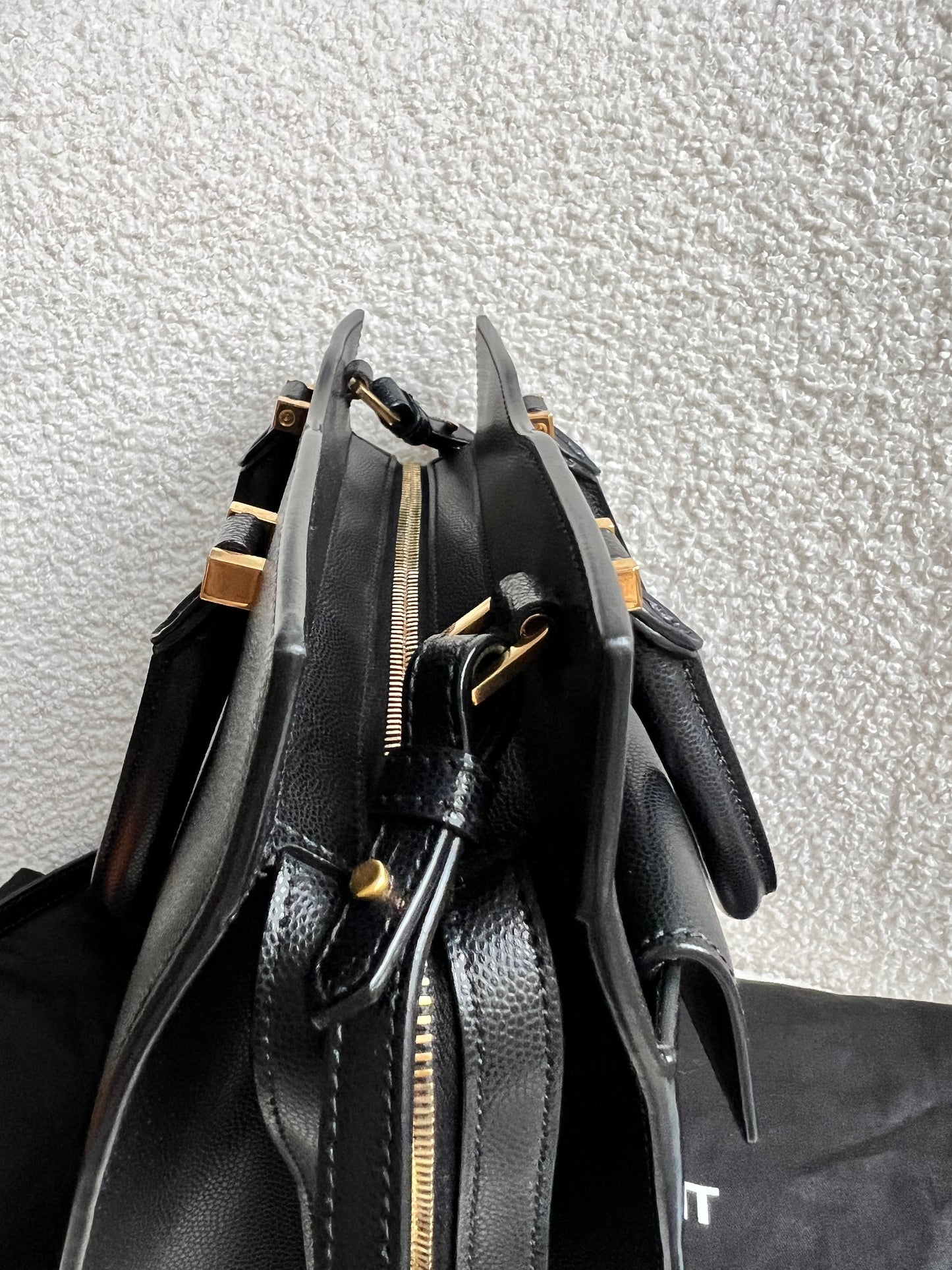 Yves Saint Laurent (YSL) Small Black Uptown Tote Shoulder Bag (RRP £1650)