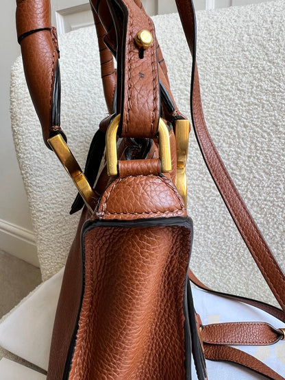 Chloe Tan Small Marcie Double Carry Bag (RRP £1690)