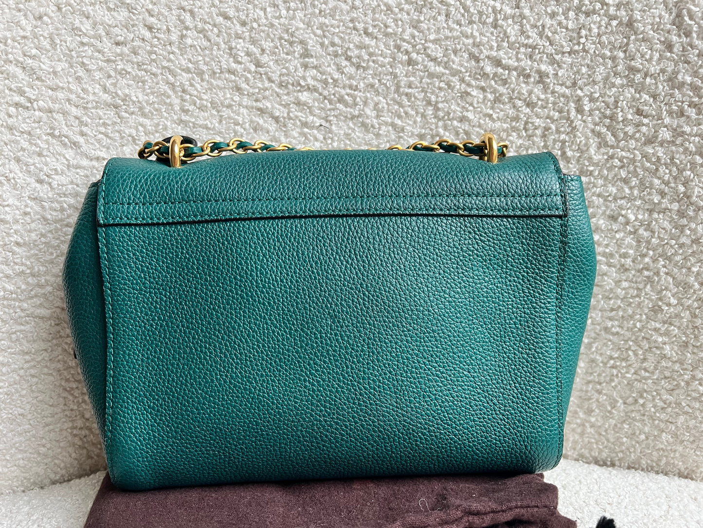 Mulberry Ocean Green Regular Lily with Gold Hardware (RRP £995)