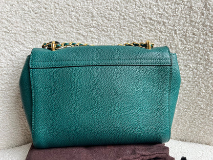 Mulberry Ocean Green Regular Lily with Gold Hardware (RRP £995)