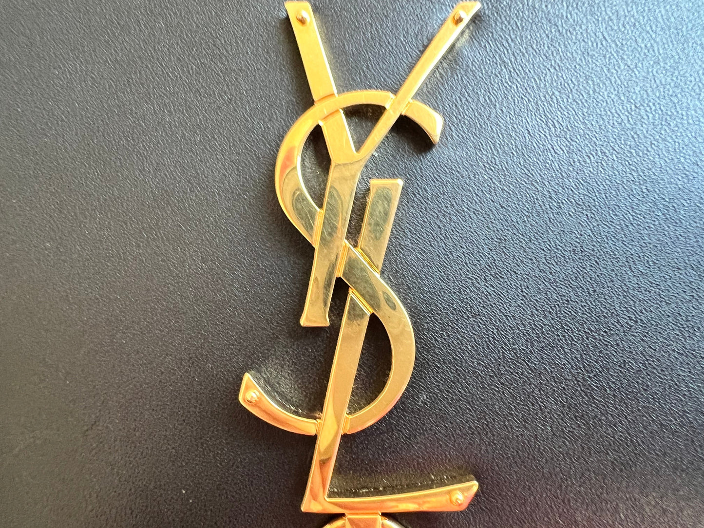 Yves Saint Laurent (YSL) Black Kate Tassel Chain Wallet Gold Hardware (RRP £1,440)