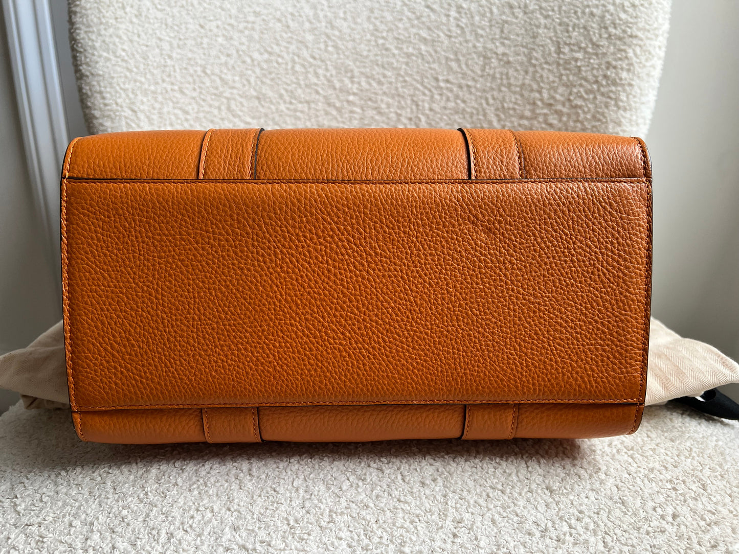 Mulberry Orange Small Zipped Bayswater (RRP £1,195)