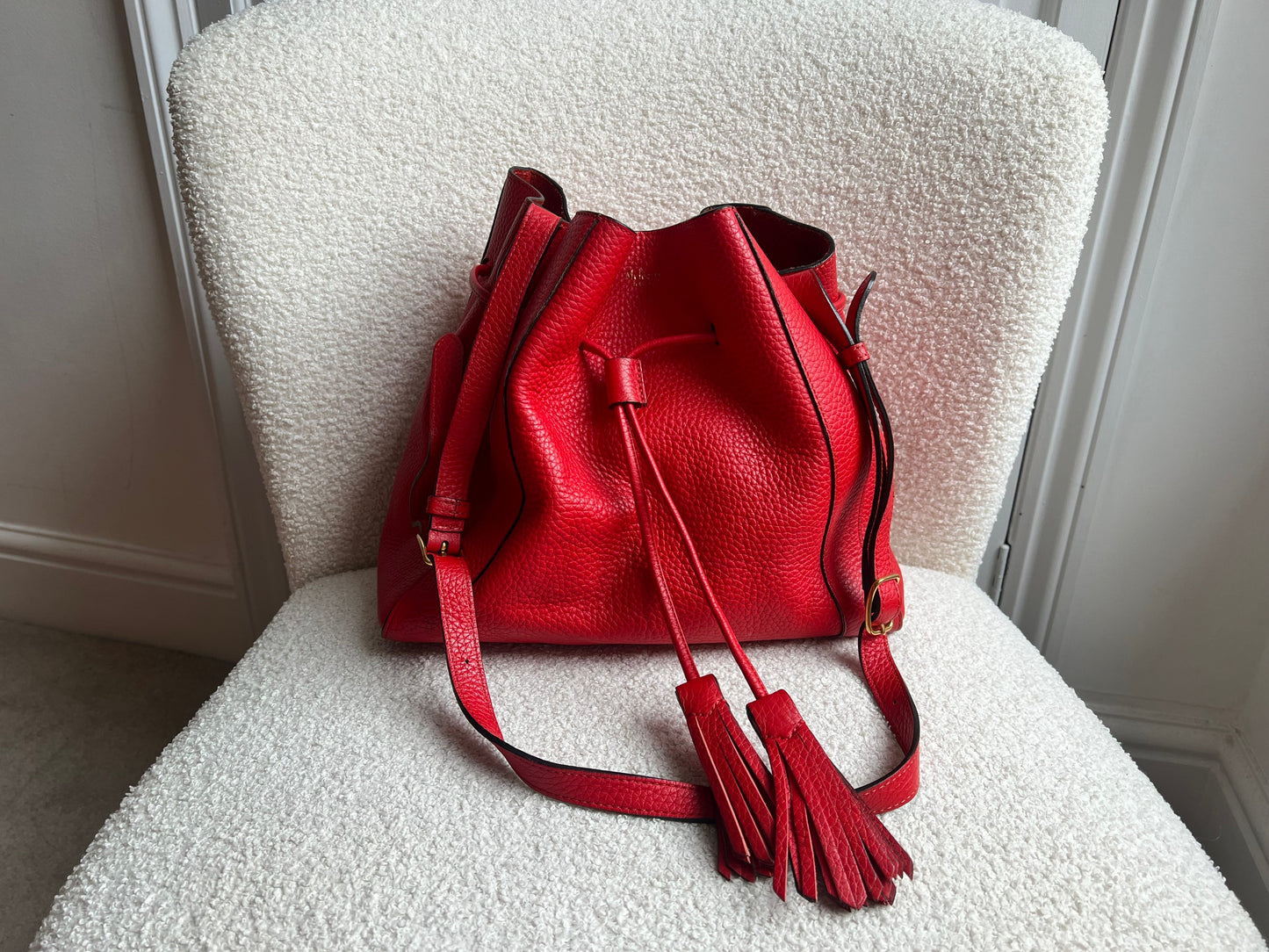 Mulberry Red Small Millie Tote (£950)