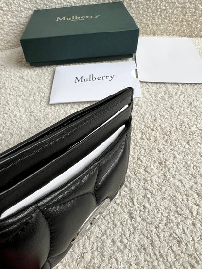 Mulberry Black Softie Card Holder (RRP £150)