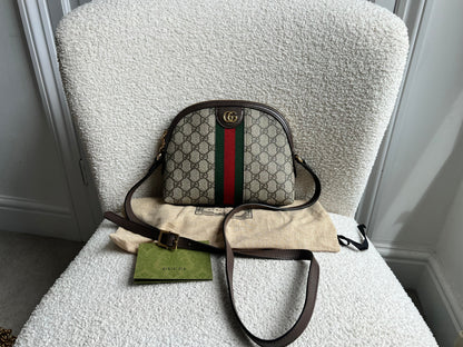 Gucci Ophidia GG Supreme Rounded Top Shoulder Bag (RRP £1,380)