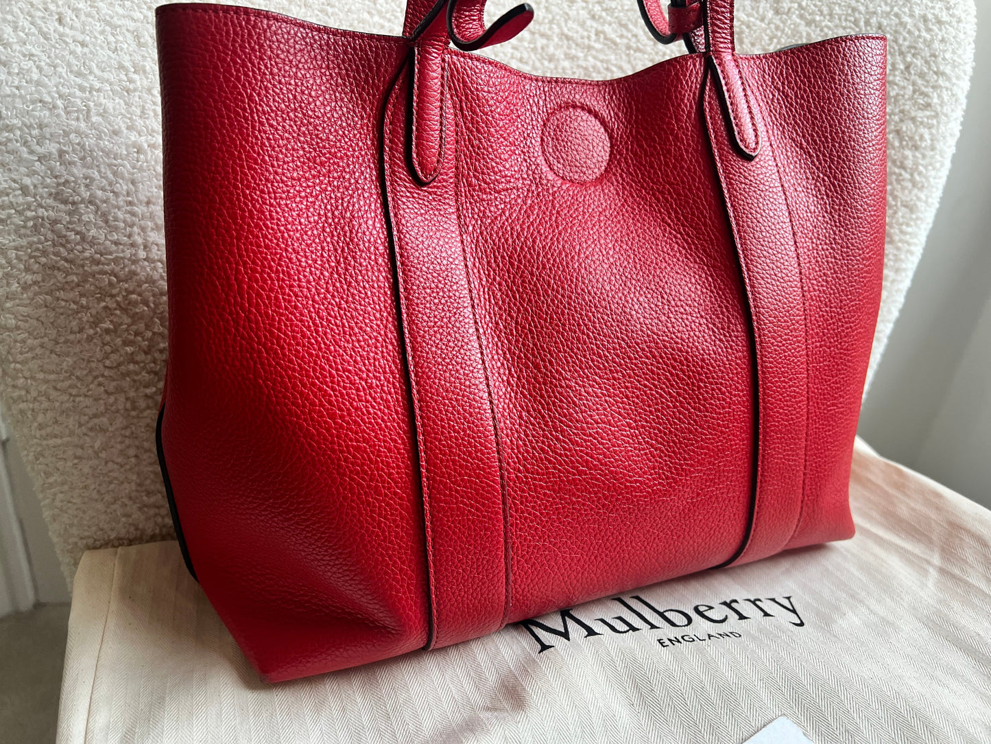 Mulberry Small Ruby Red Bayswater Tote (RRP £795)