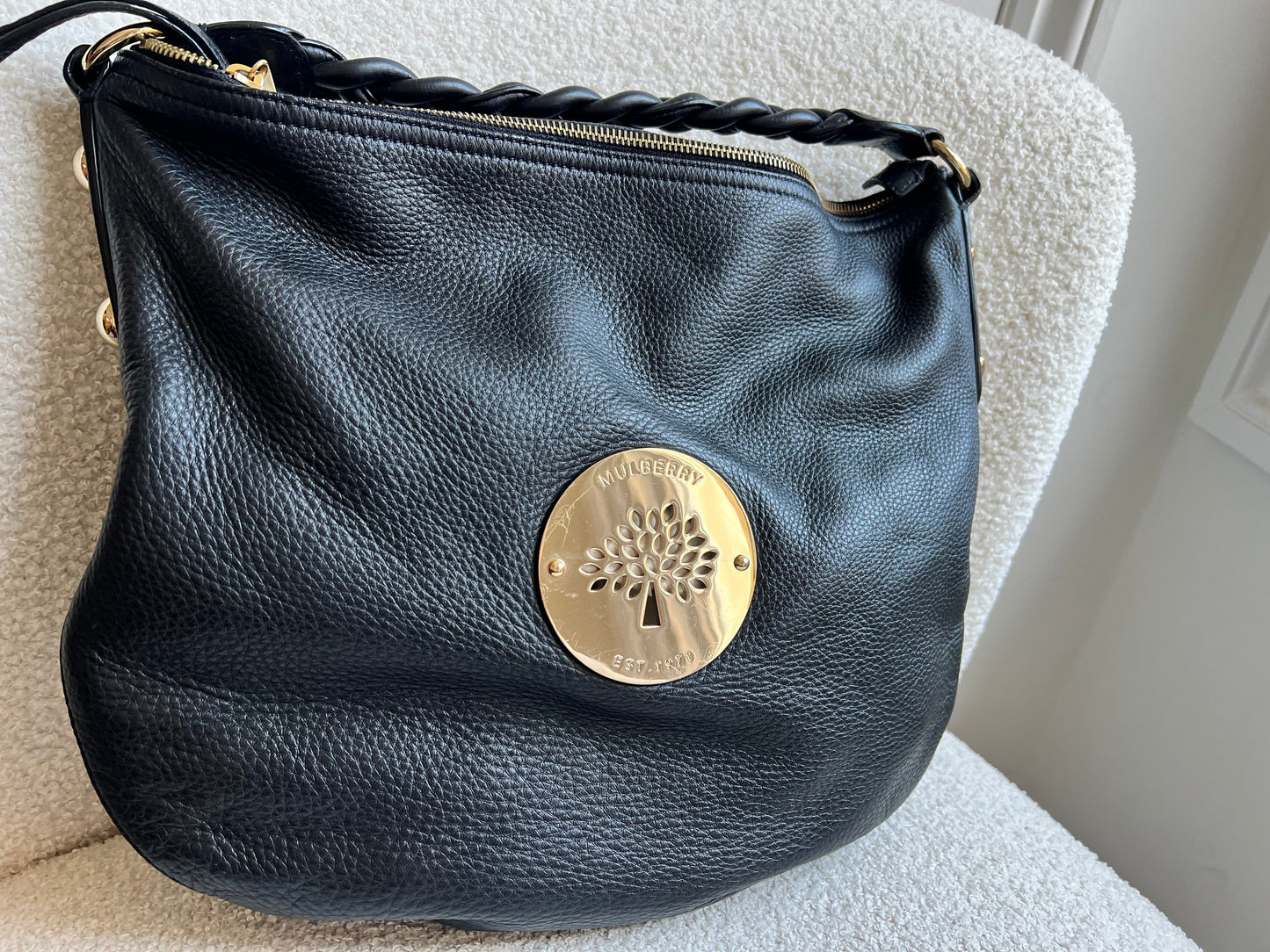 Mulberry Black Daria Hobo (RRP £795)