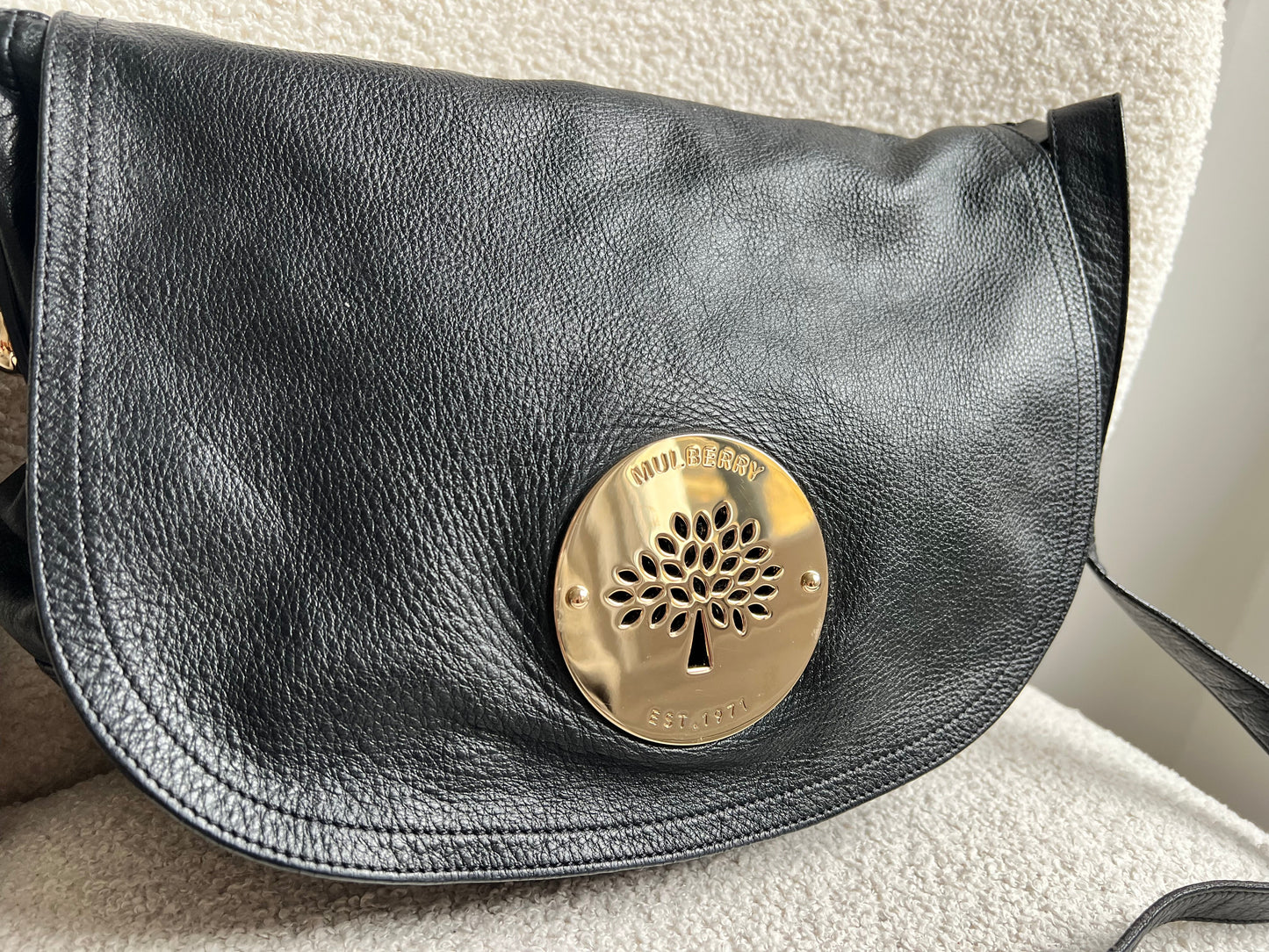 Mulberry Black Daria Satchel (RRP £795)