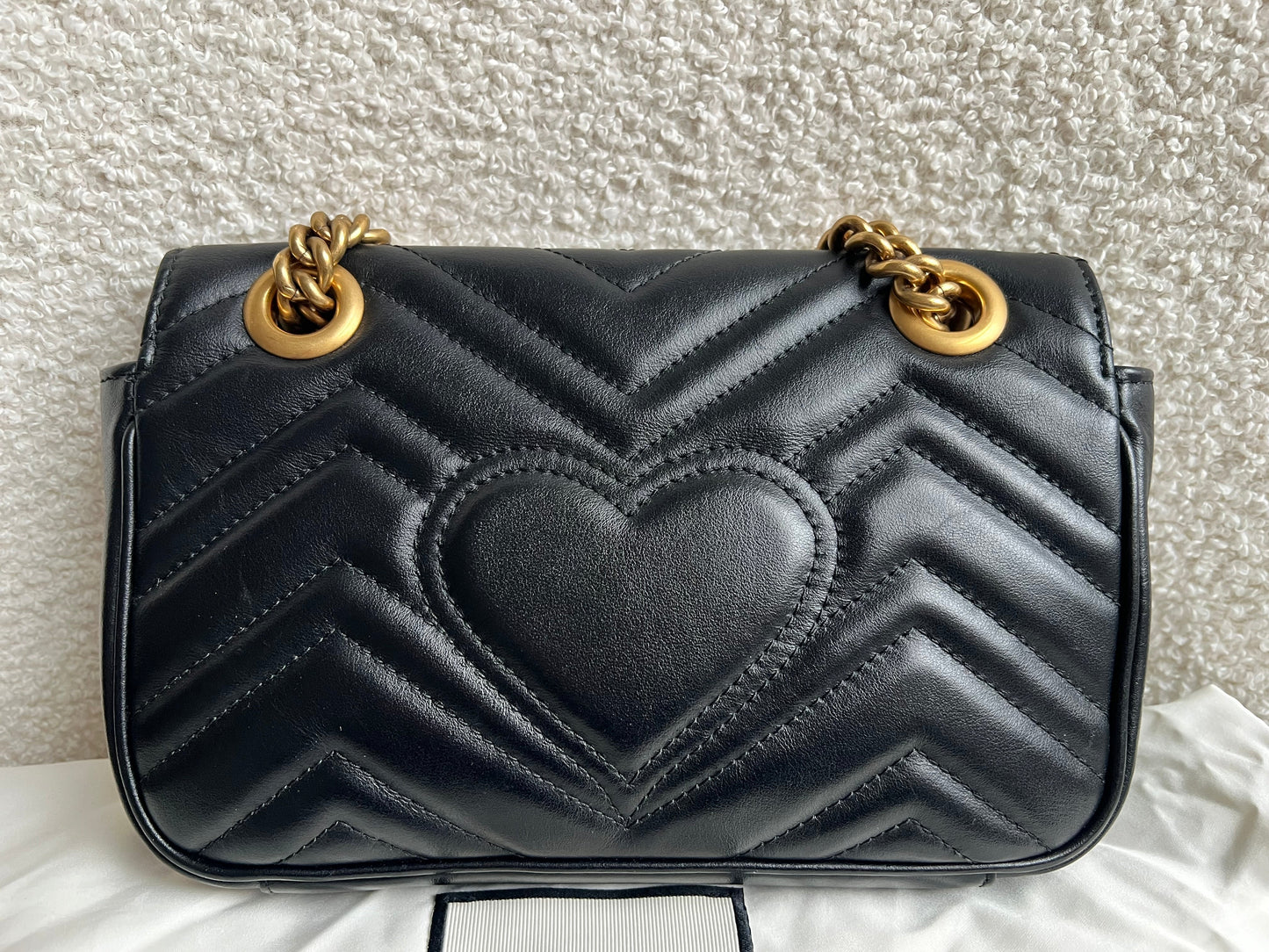 Gucci GG Black Marmont Mini Shoulder Bag (RRP £1,890)