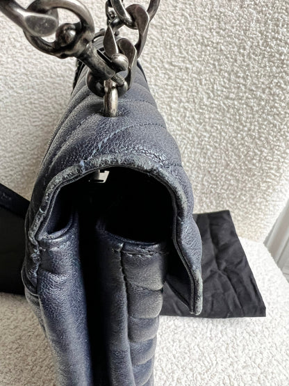 Yves Saint Laurent (YSL) Navy Large College (RRP £2,280)