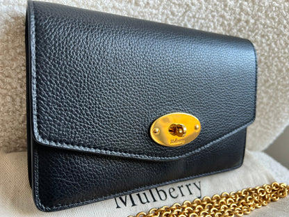 Mulberry Black Small Darley Cross Body Bag (RRP £650)