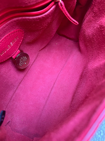 Mulberry Hibiscus Red Regular Lily with Gold Hardware (RRP £995)