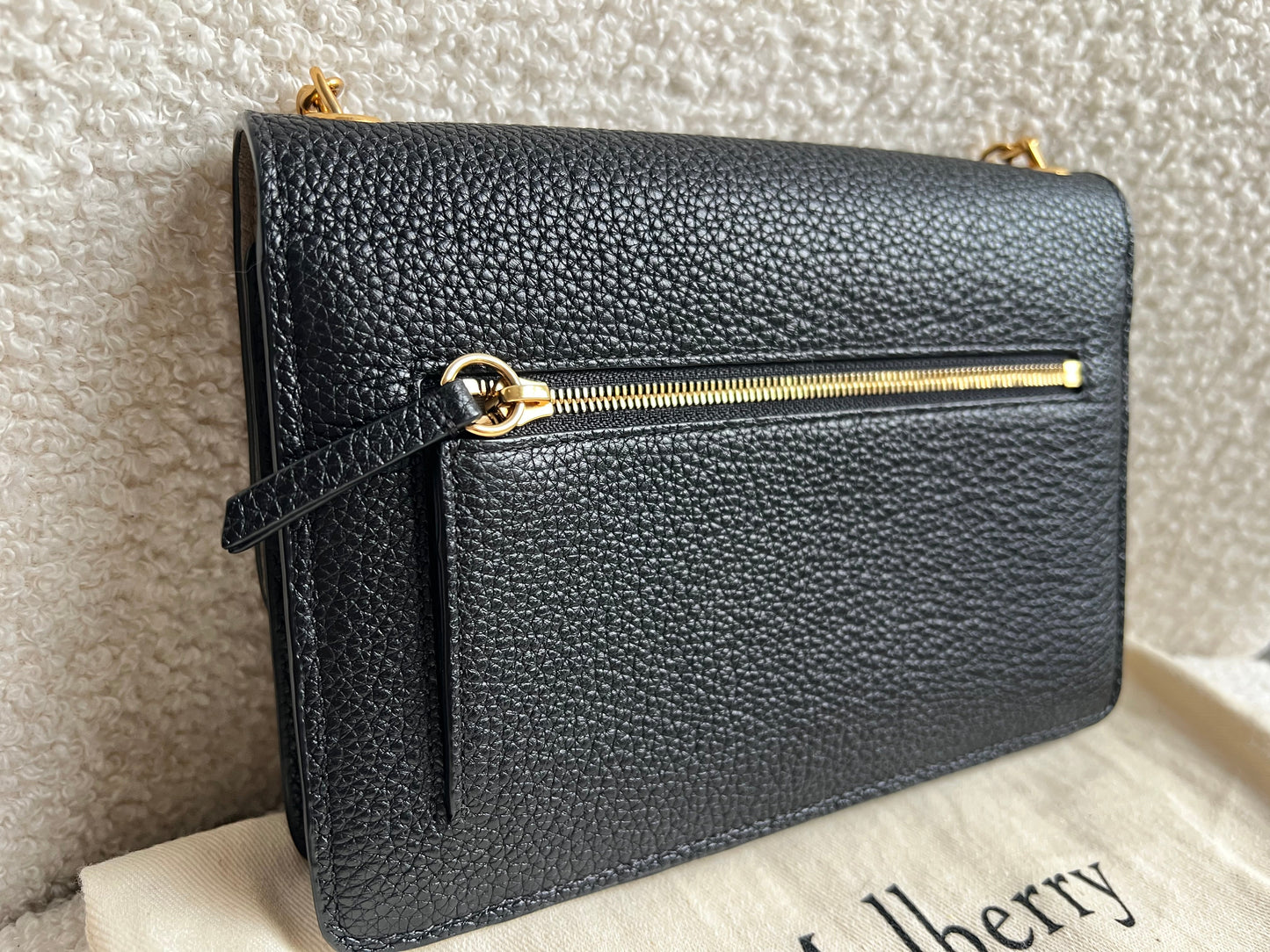 Mulberry Black Small Darley Cross Body Bag (RRP £650)