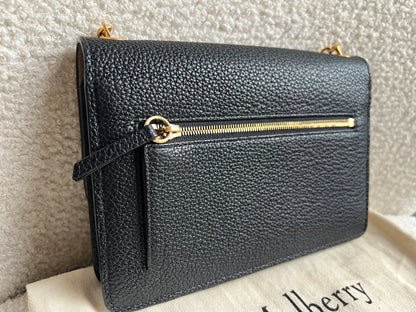 Mulberry Black Small Darley Cross Body Bag (RRP £650)