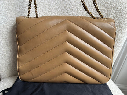 Yves Saint Laurent (YSL) Medium Natural Tan LouLou (RRP £2145)