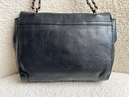 Mulberry Black Regular Lily with Gold Hardware