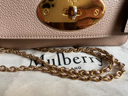 Mulberry Rosewater Regular Lily with Gold Hardware (RRP £995)