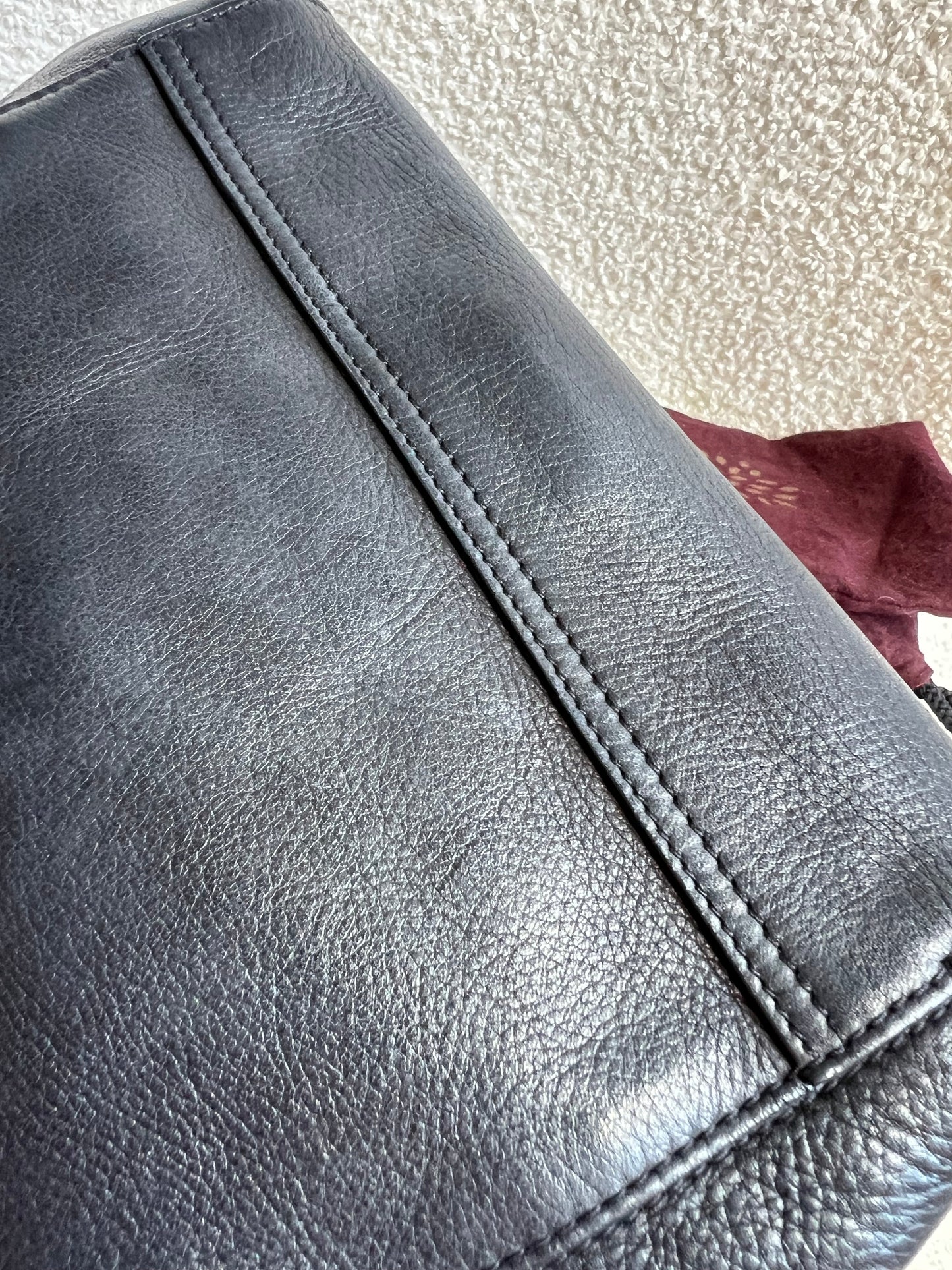Mulberry Small Black Margaret Shoulder Bag with Small Purse