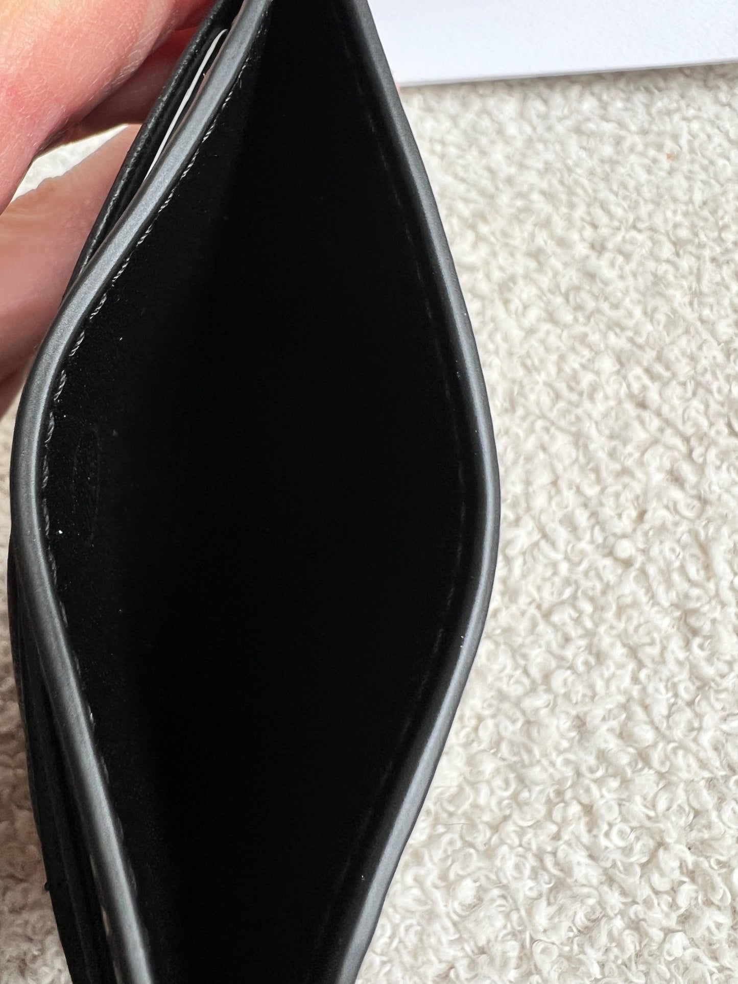 Mulberry Black Softie Card Holder (RRP £150)