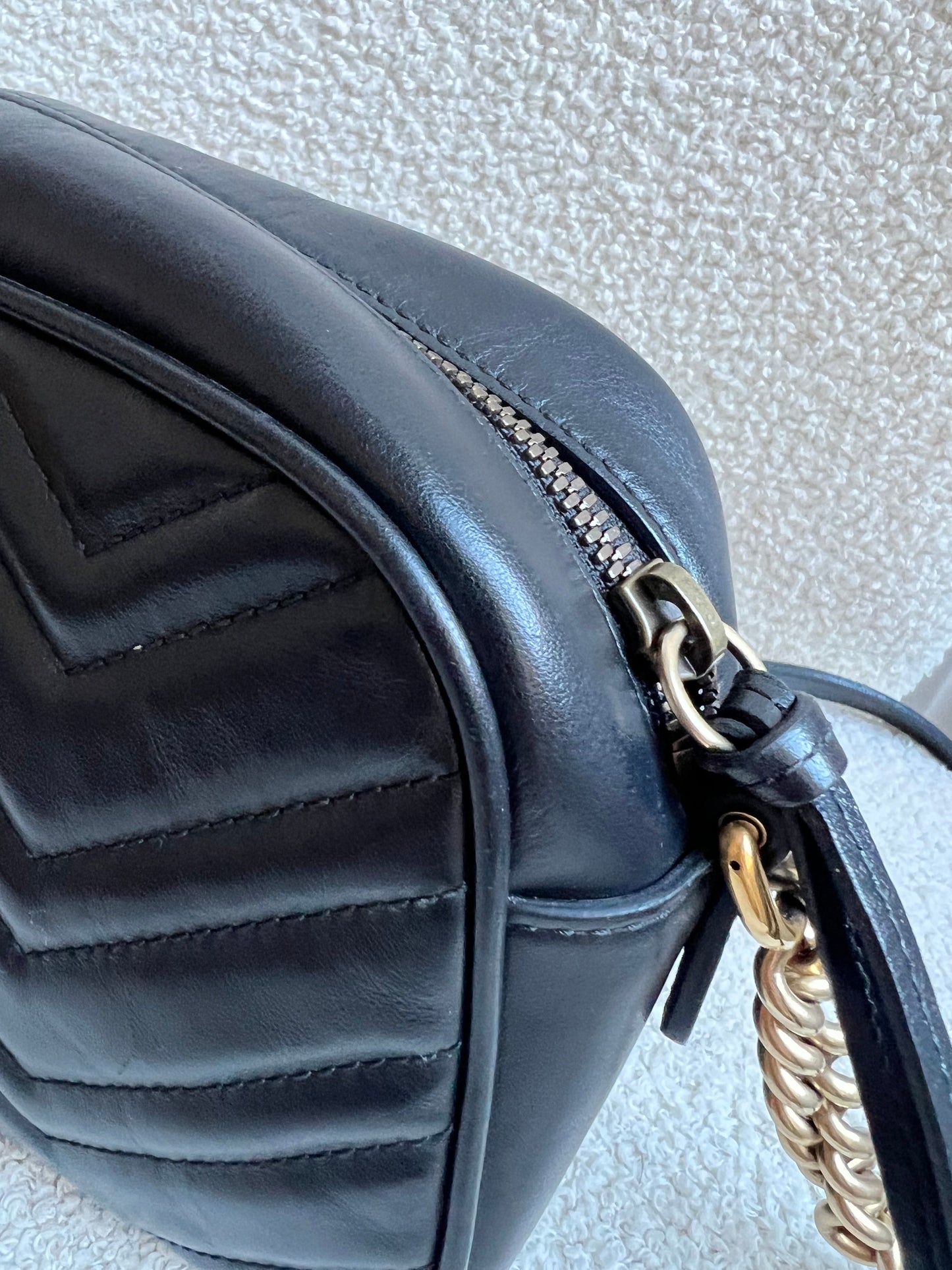 Gucci GG Black Marmont Small Shoulder Bag (RRP £1440)