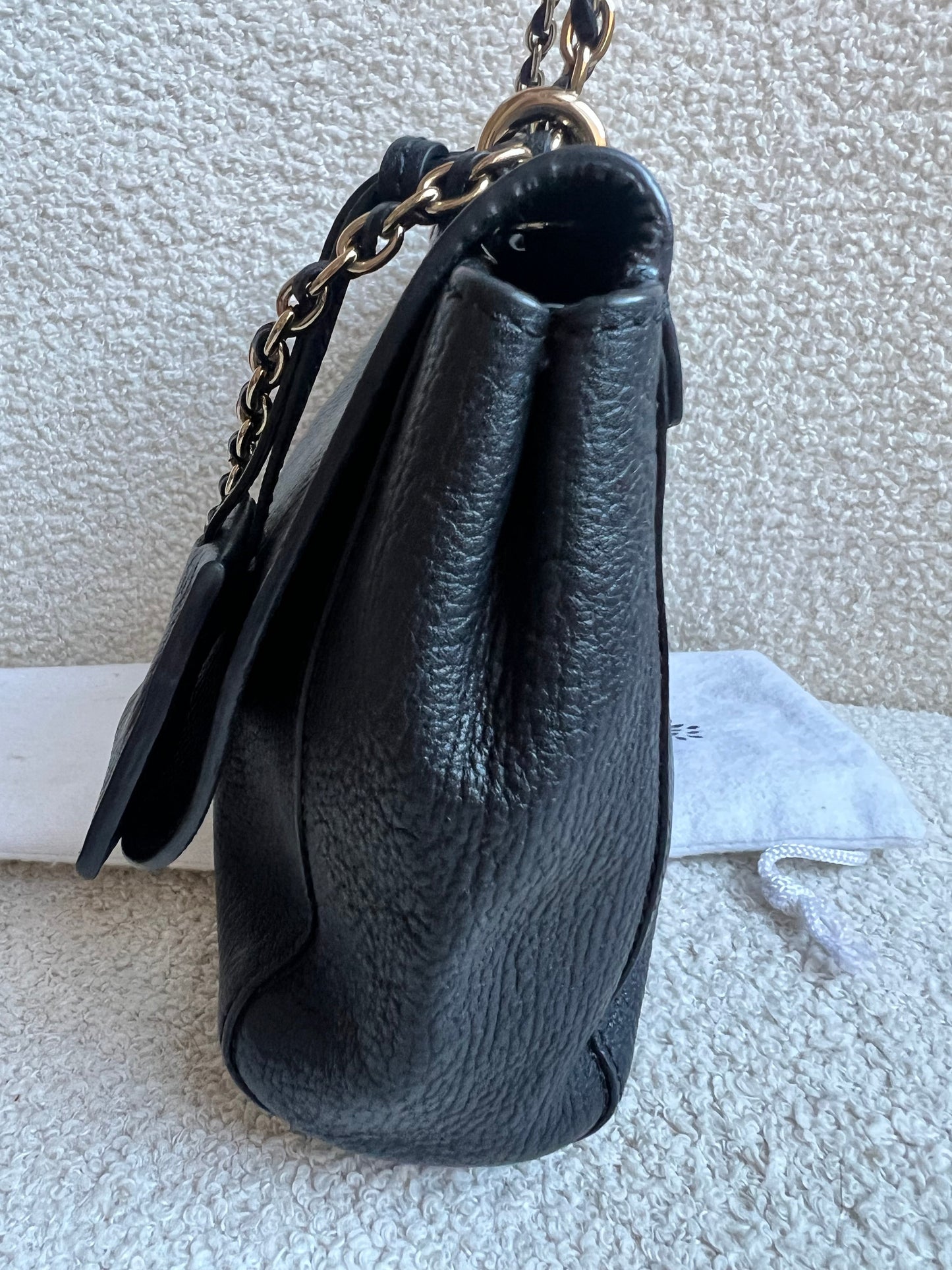 Mulberry Black Regular Lily with Silver Hardware (RRP £895)