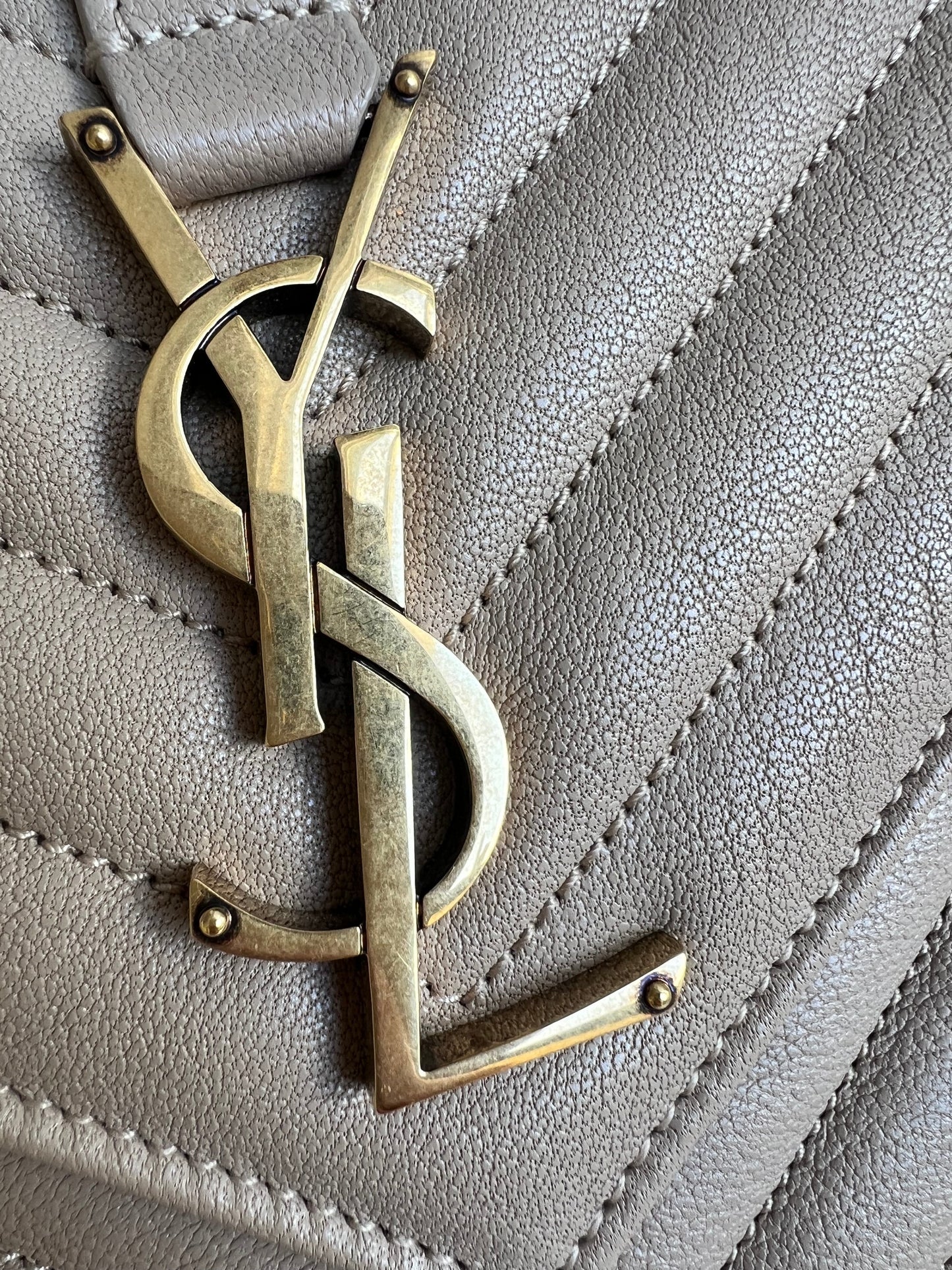 Yves Saint Laurent (YSL) Beige Medium College (£2000)