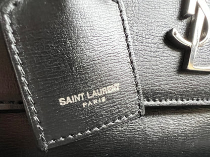 Yves Saint Laurent (YSL) Black Medium Sunset with Silver Hardware (RRP £1,950)